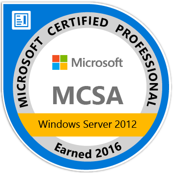 MCSA Windows Server2012